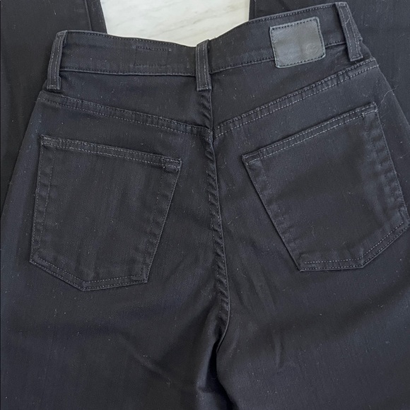 Ag Adriano Goldschmied Black Ultra High Rise Wide leg DEVEN Jeans - Picture 7 of 9